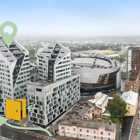 In Topaasi 3 Magnificent 1bd Above The Skies In Heart Of Next To Nokia Arena Ferienhaus Tampere